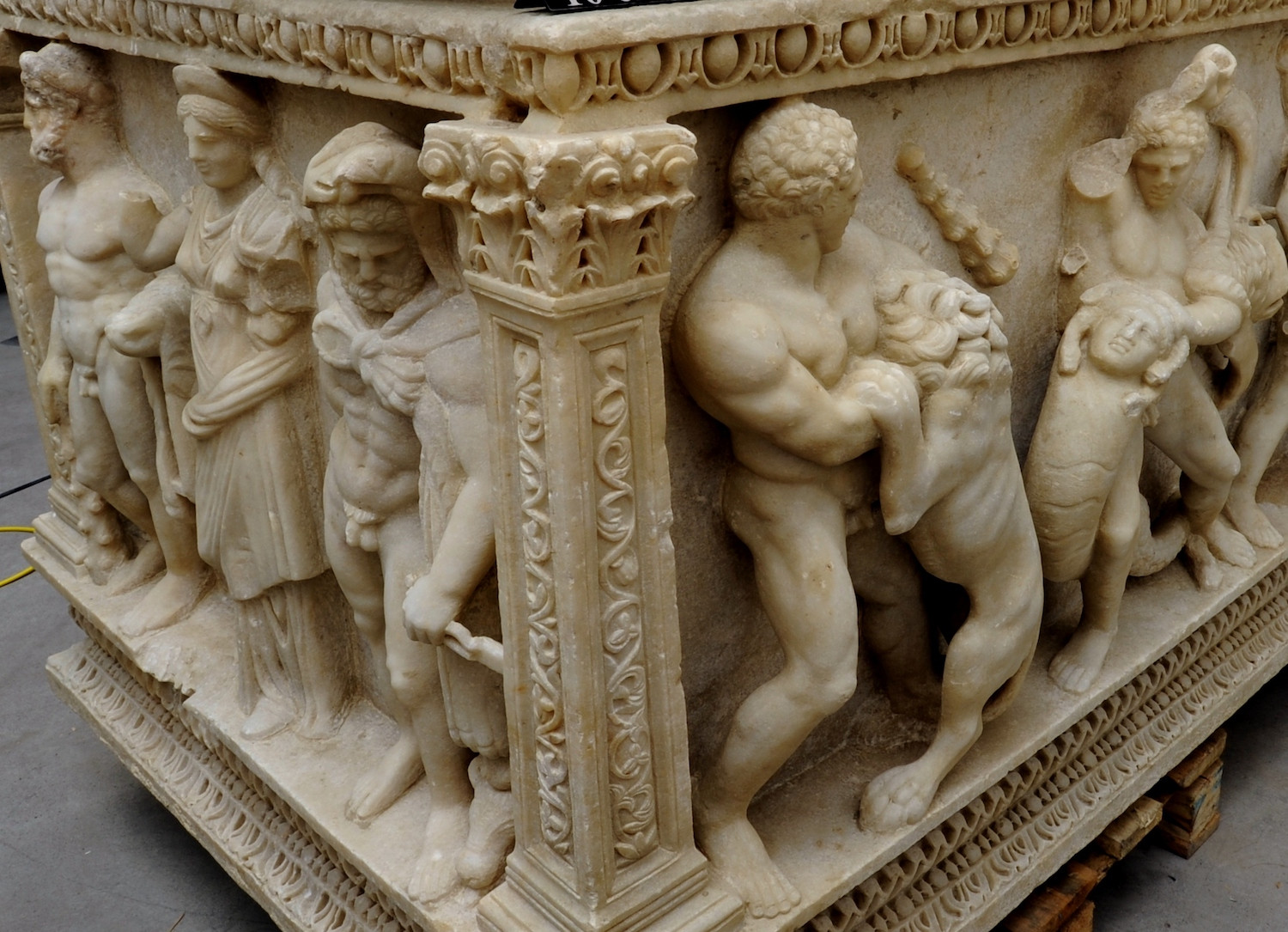 How did the Perge Hercules Sarcophagus find its way back to Turkey?